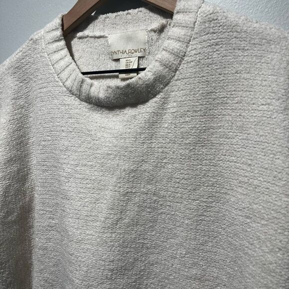 Cynthia Rowley Cream Ivory Colored Soft Cozy Sweater S - Picture 2 of 6